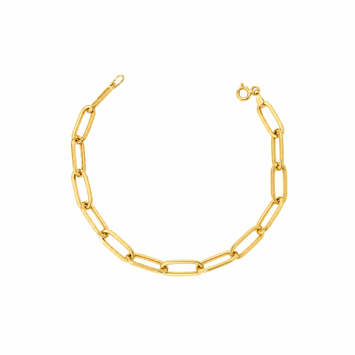 Thick Paperclip Bracelet
