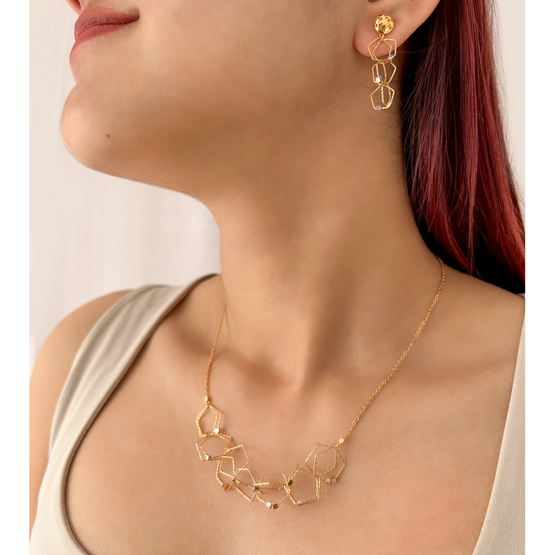 Rhombus Cube Sparkle Set