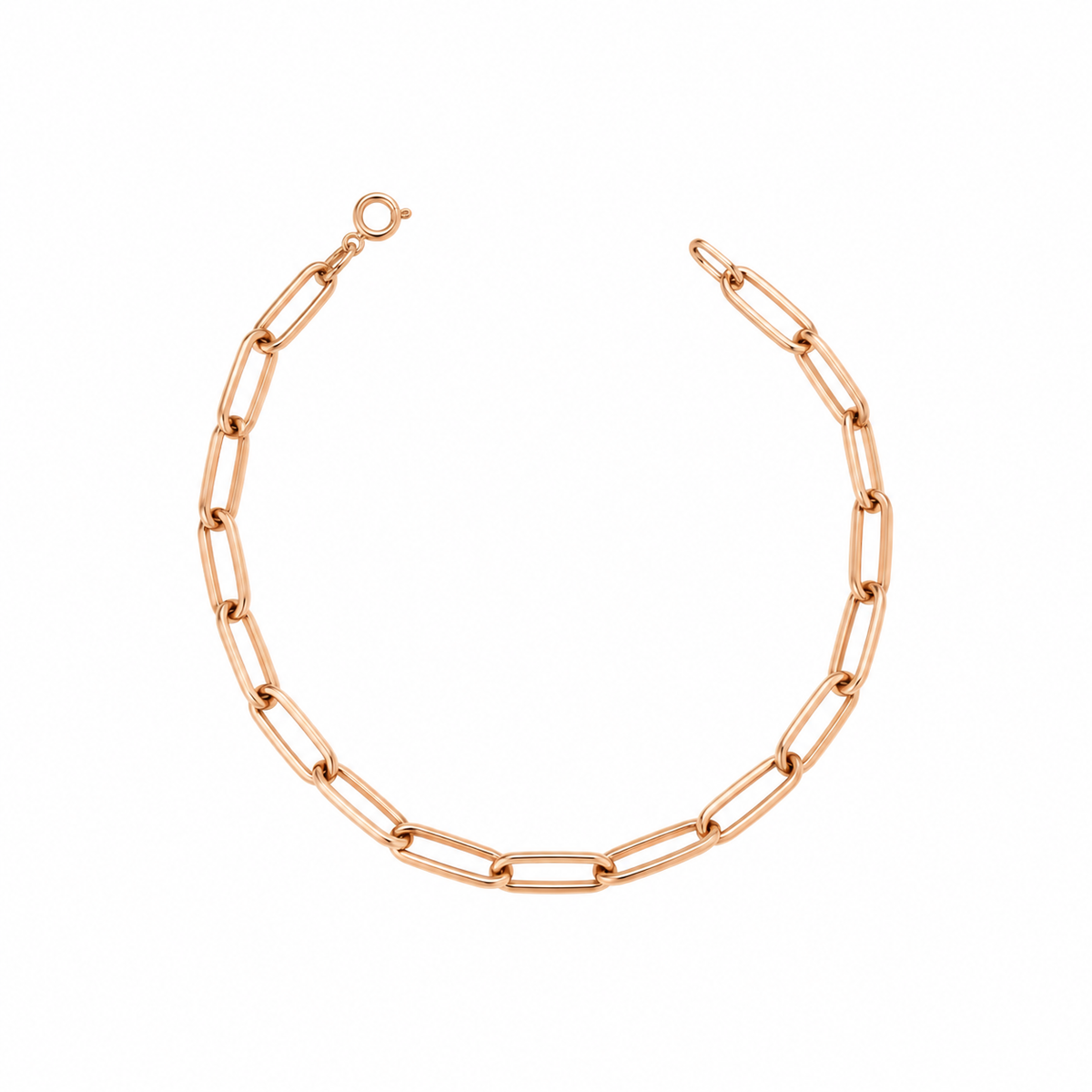Rose Paperclip Bracelet