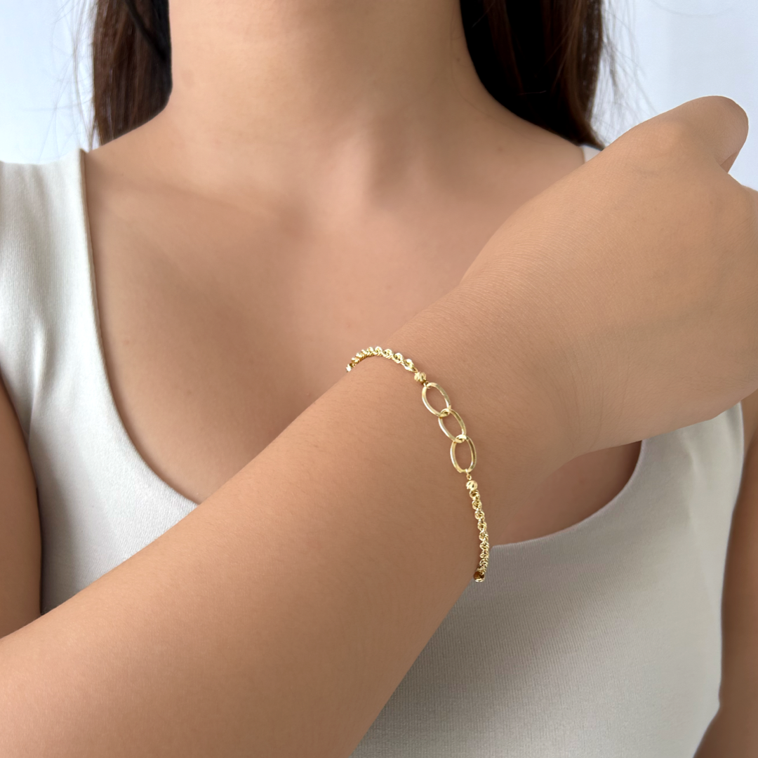 Round Link Rope Bracelet