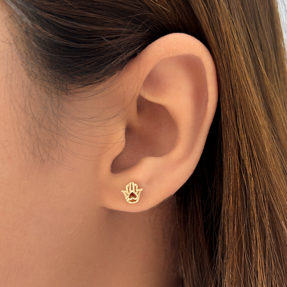 Buy women s gold diamond studs online gold studs online Starkle