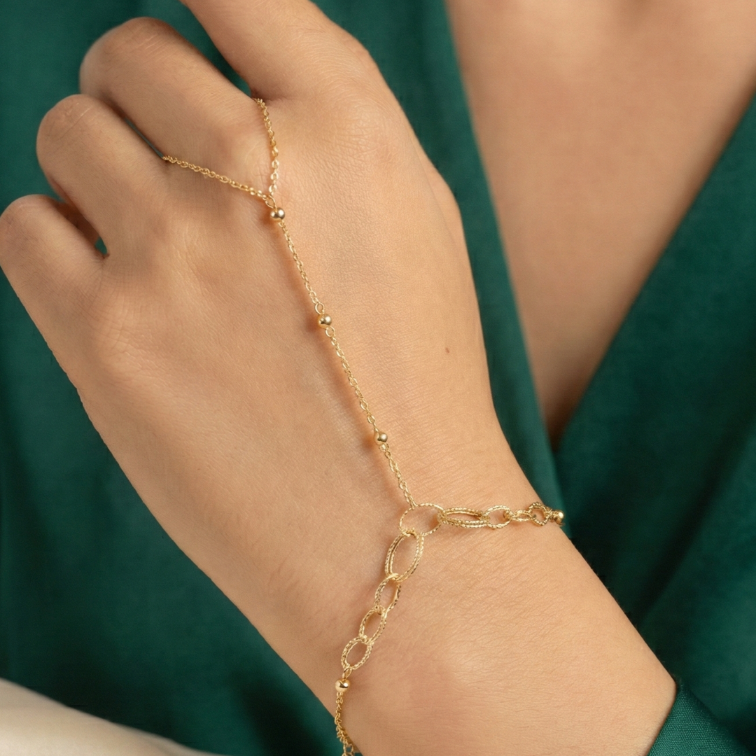 Sparkle Link Bead Handchain