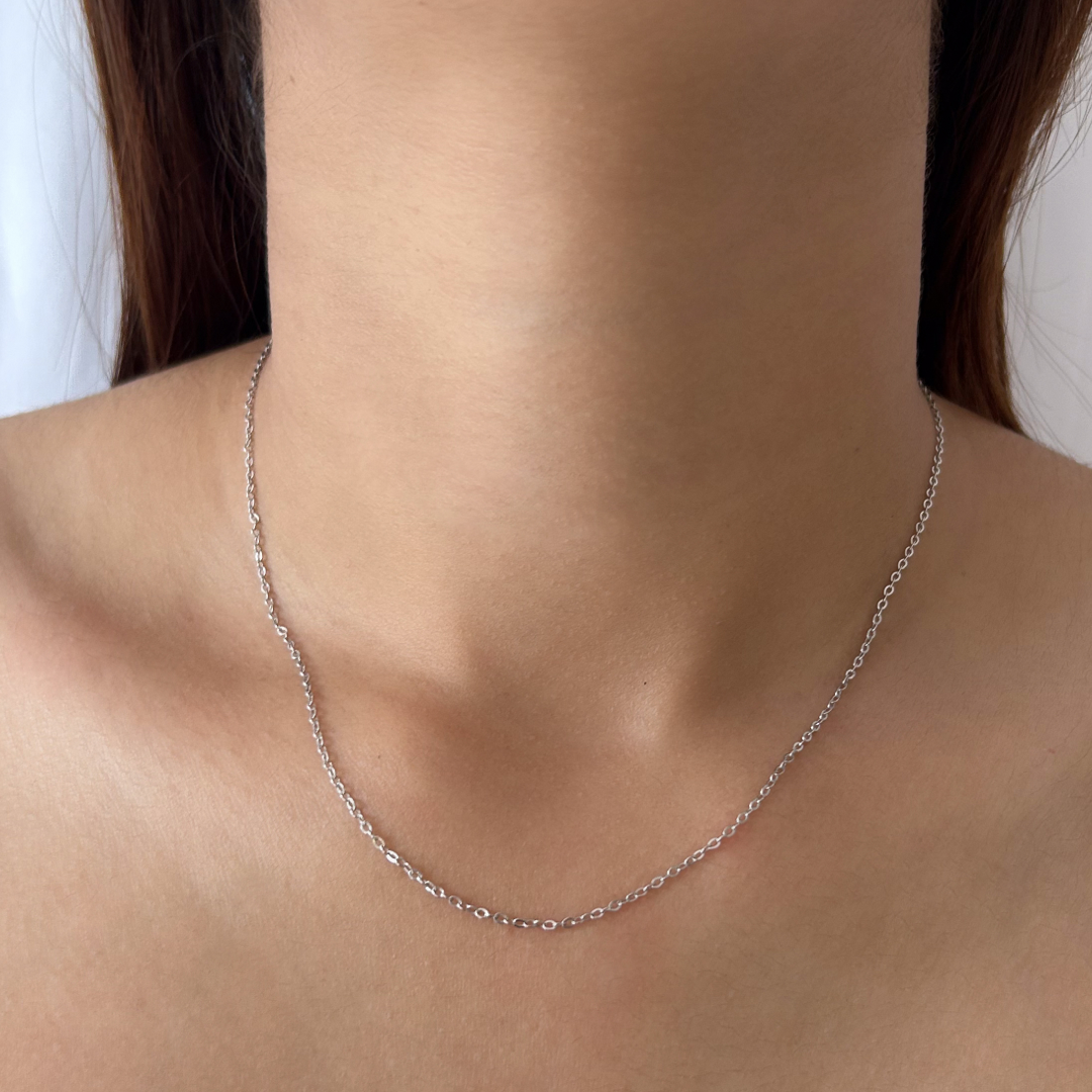 Bold Cable Chain | White