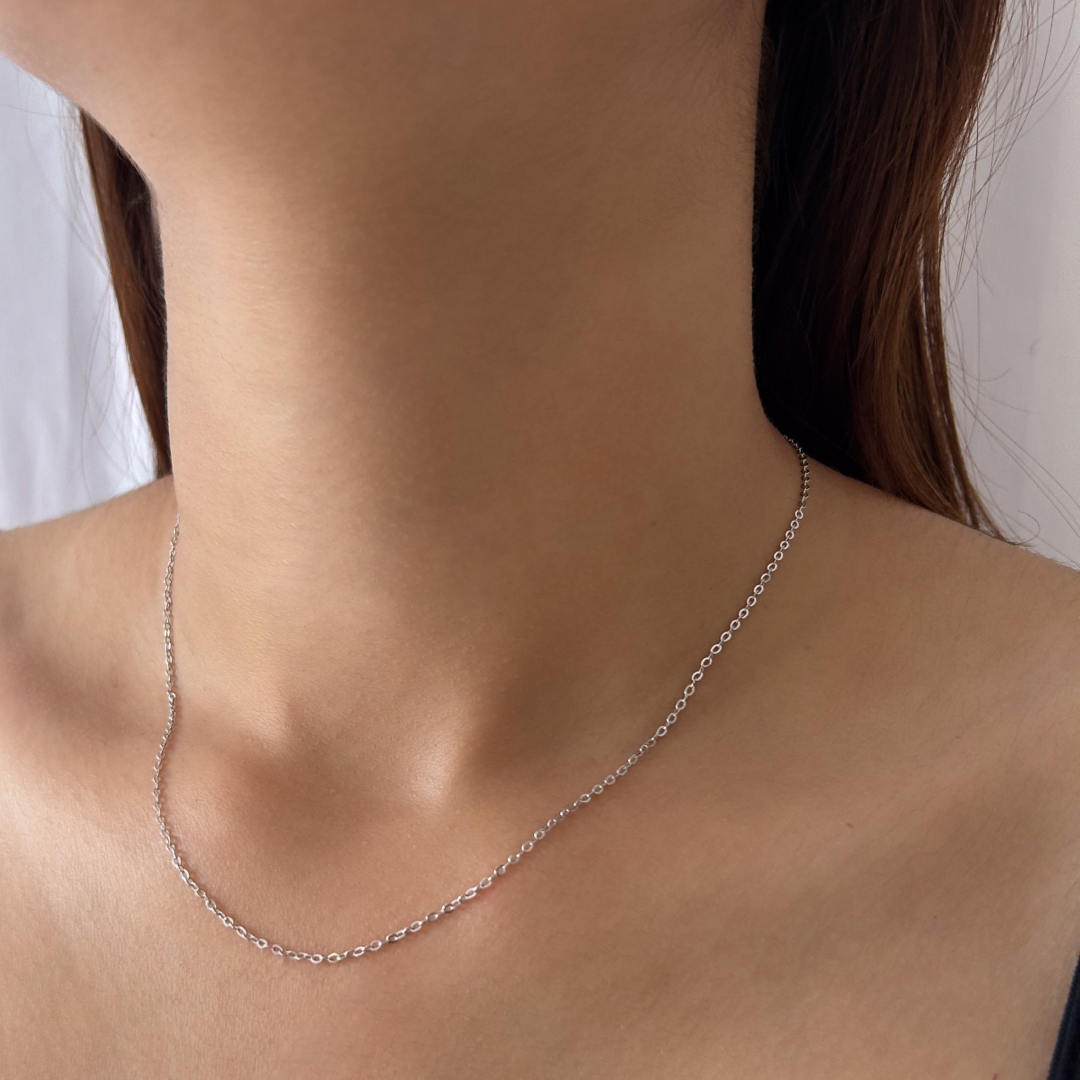 Bold Cable Chain | White