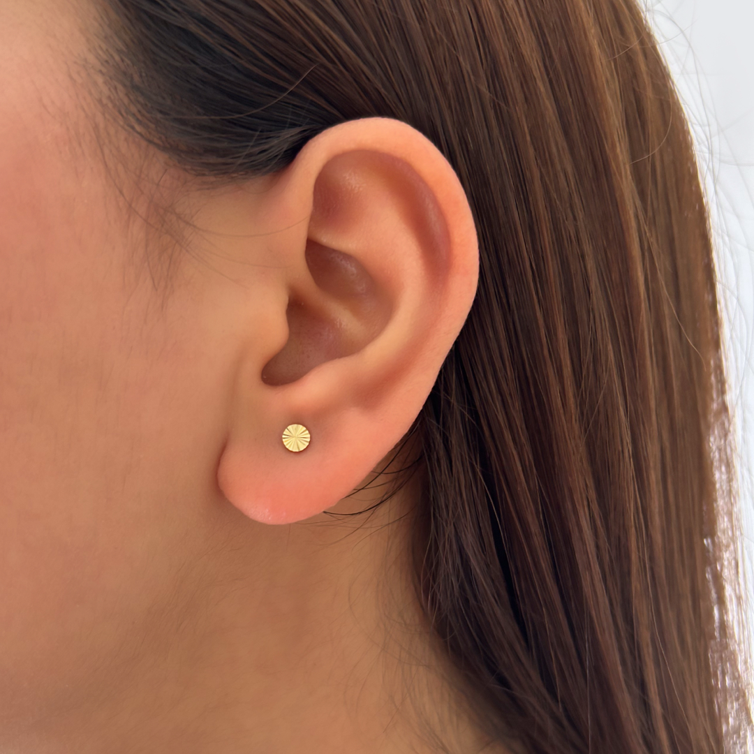 Sparkle Circle Studs
