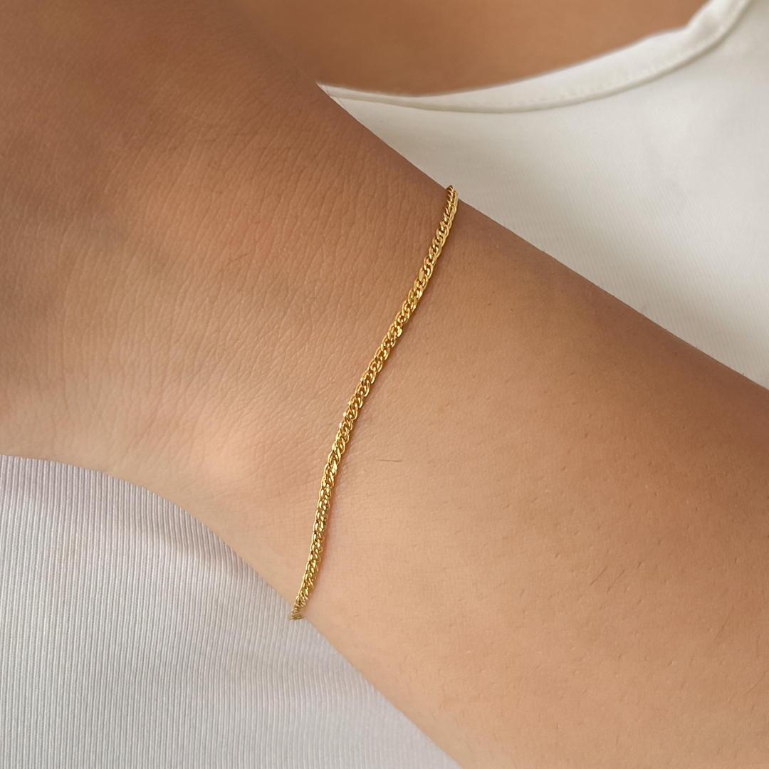 Cluster Link Chain Bracelet