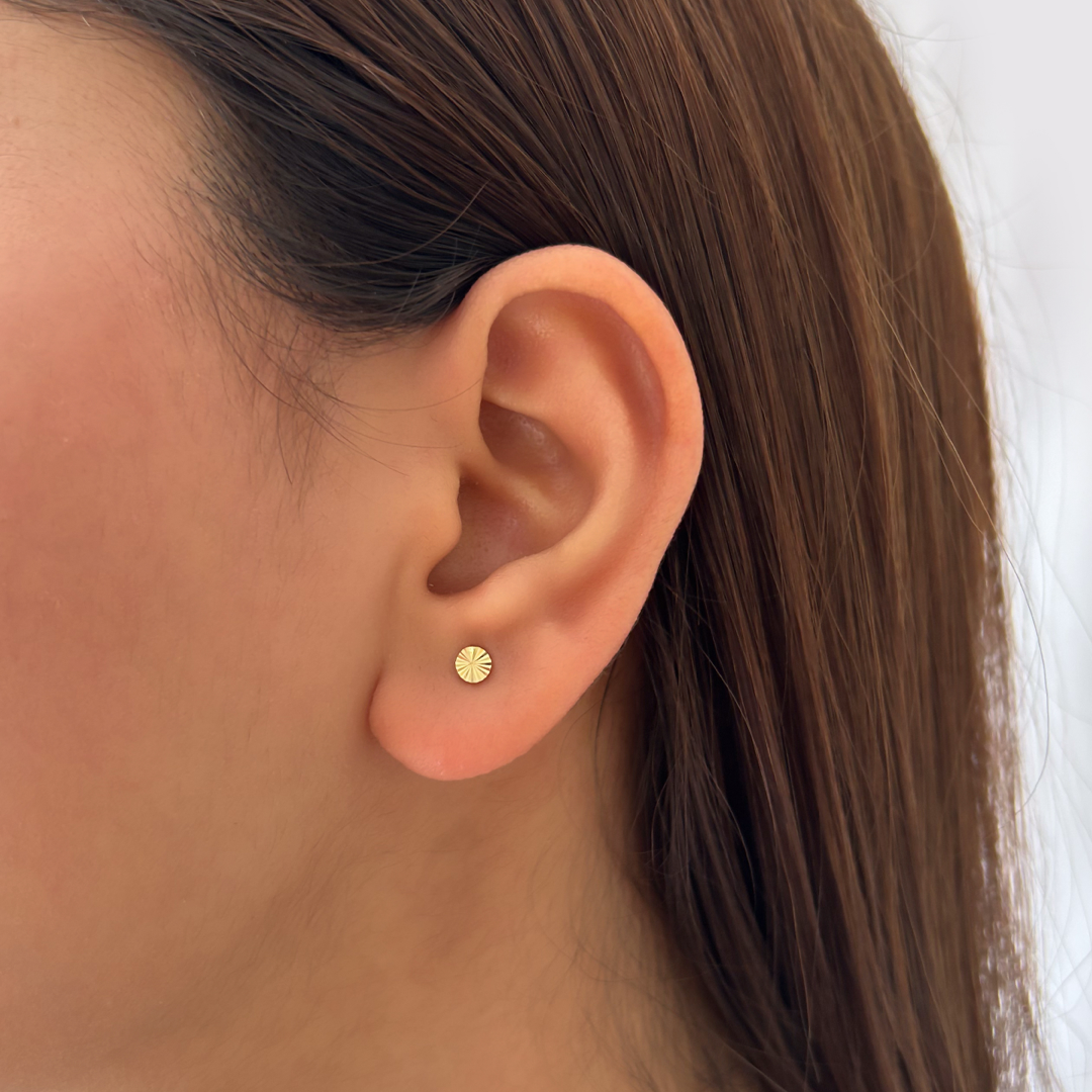 Sparkle Circle Studs