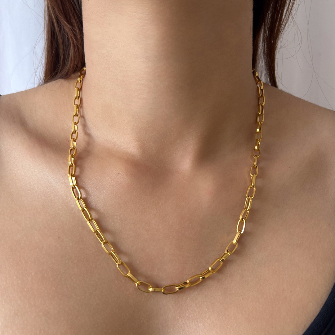 Thick Paperclip Chain