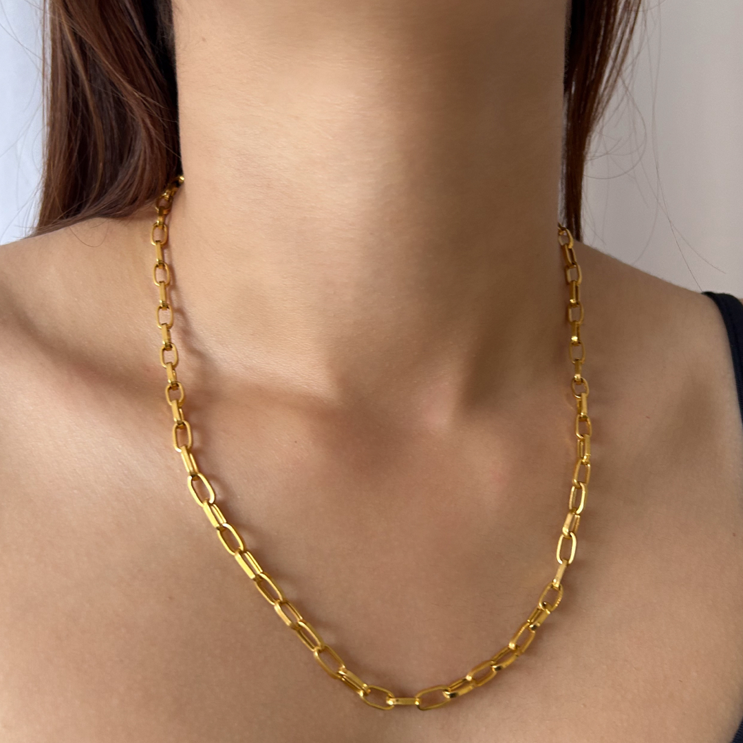 Thick Paperclip Chain