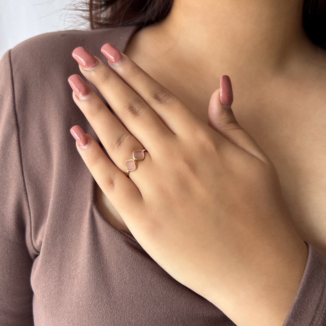 Dual Pink Rhombus Band