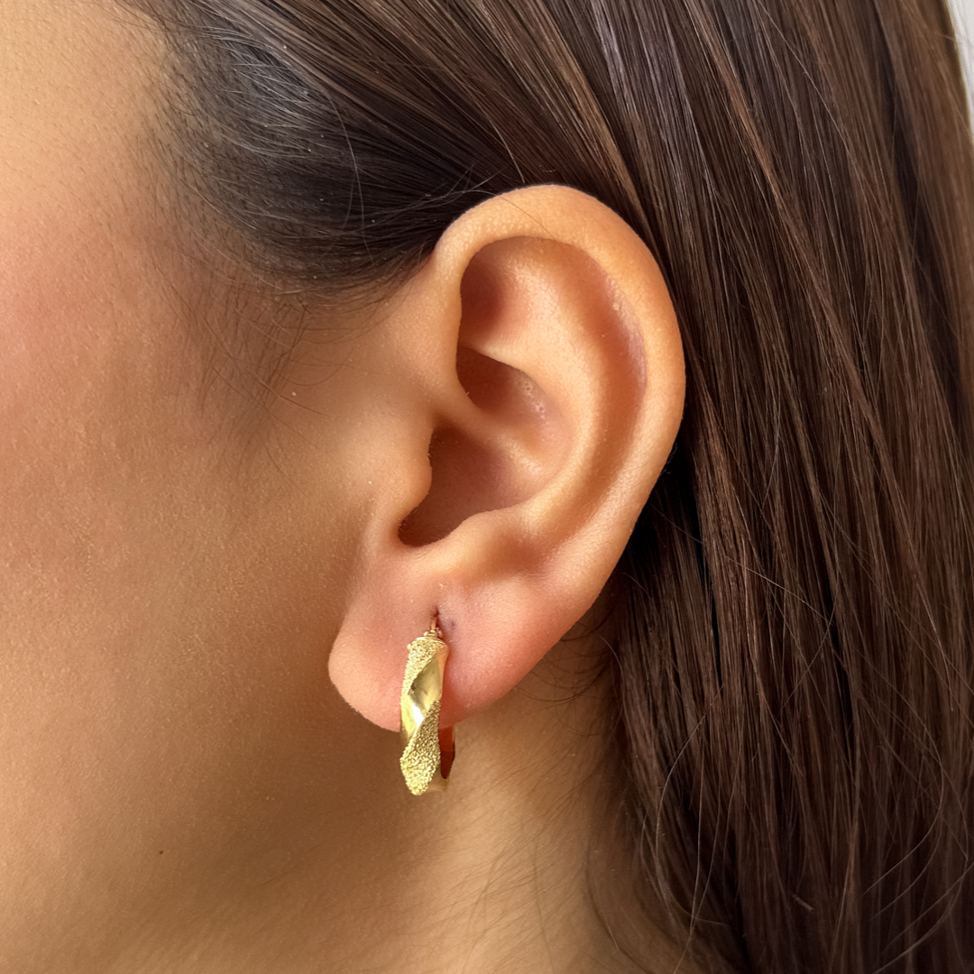 Sparkle Twister Hoops