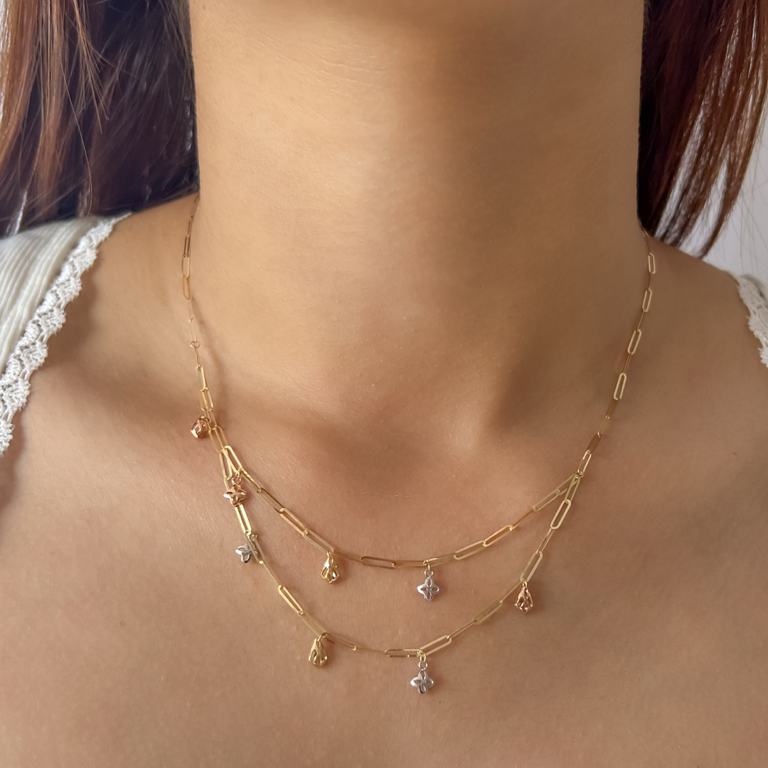 Clipper Charm Layer Necklace