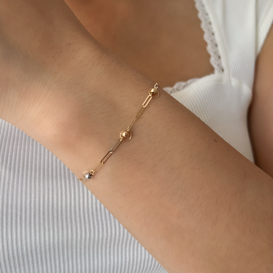 Clipper Sphere Bracelet