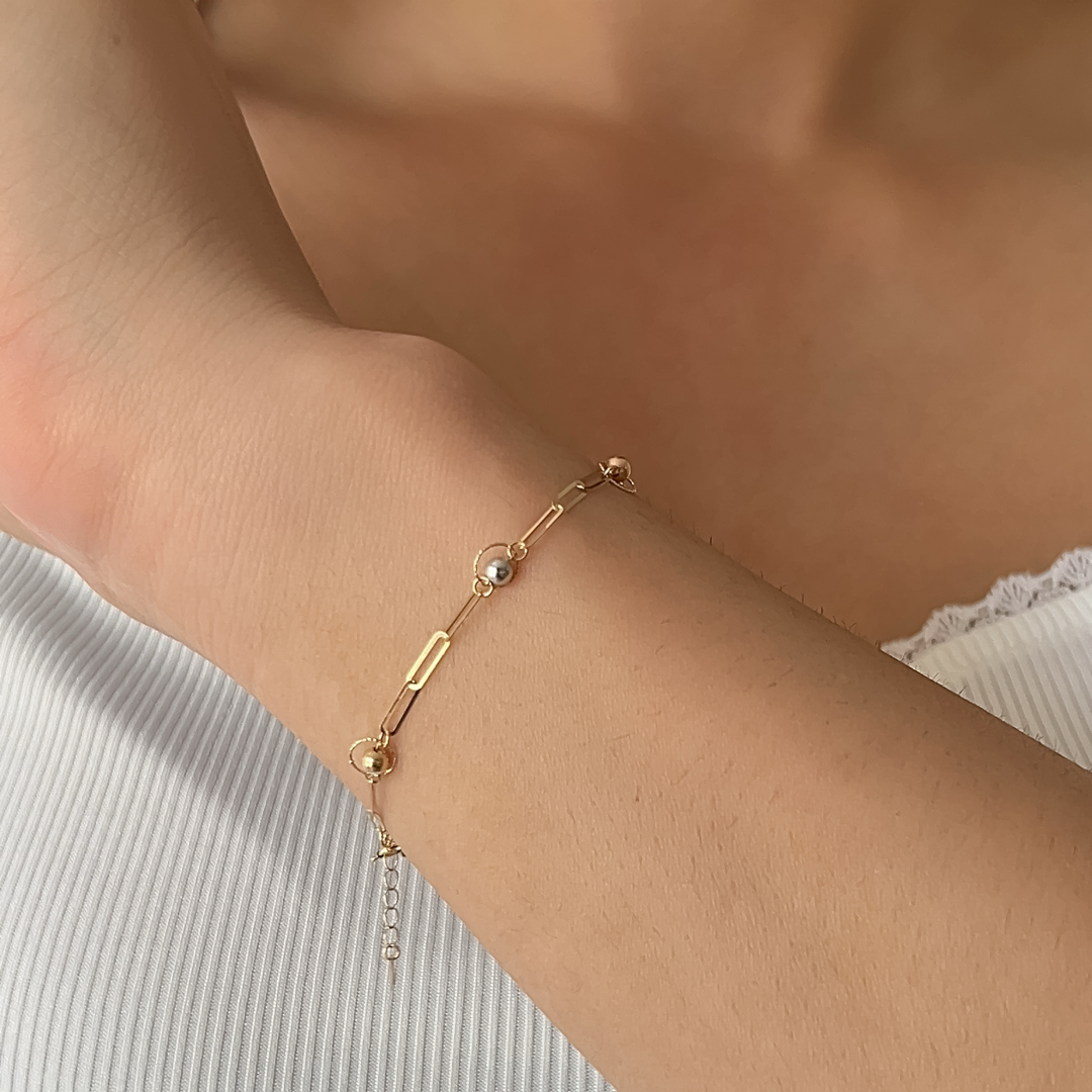 Clipper Sphere Bracelet