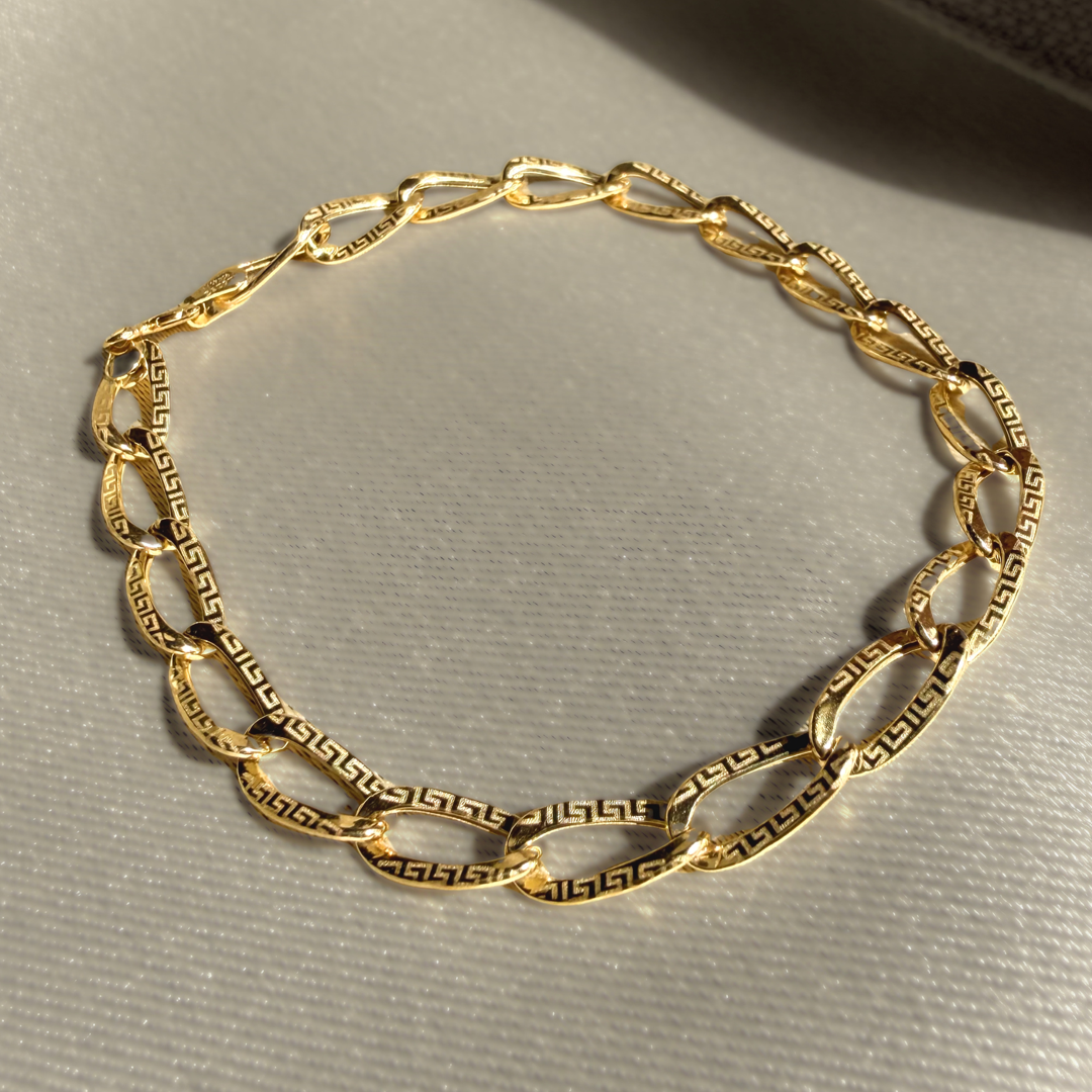Meander Link Bracelet
