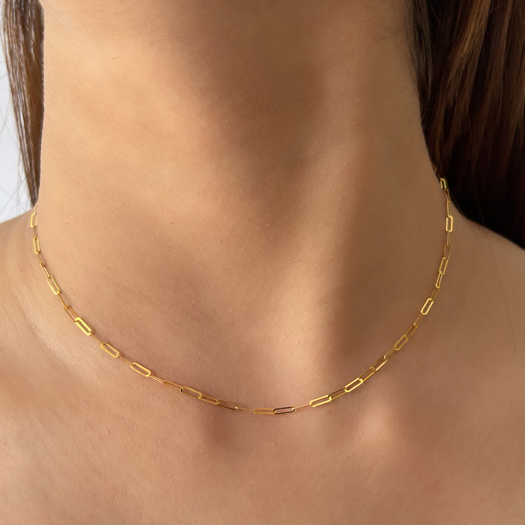 Mini Bold Paperclip Chain