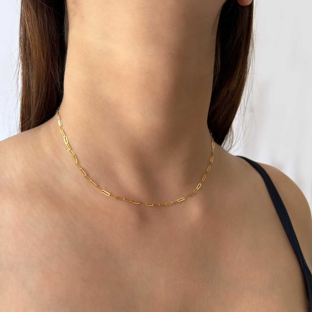 Mini Bold Paperclip Chain