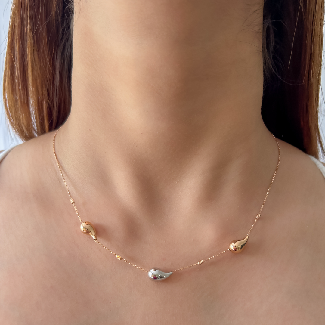 Multi Drop Bead Necklace