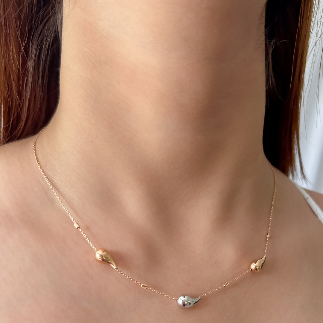 Multi Drop Bead Necklace