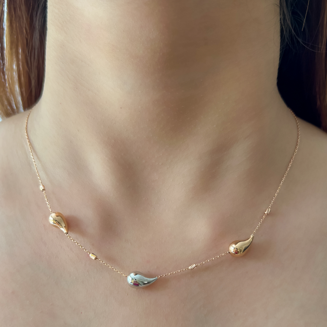 Multi Drop Bead Necklace