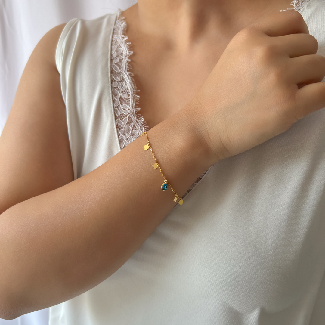 Evil Eye Symbolic Charm Bracelet