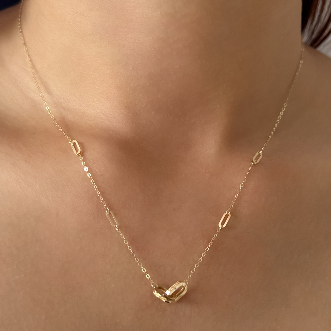 Interlinked Clipper Necklace