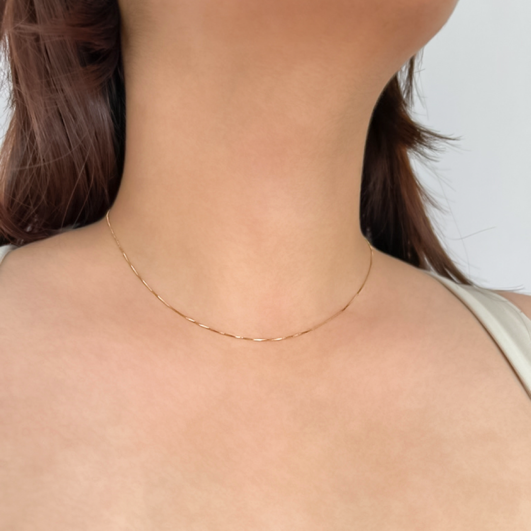 Mini Shimmer Box Chain