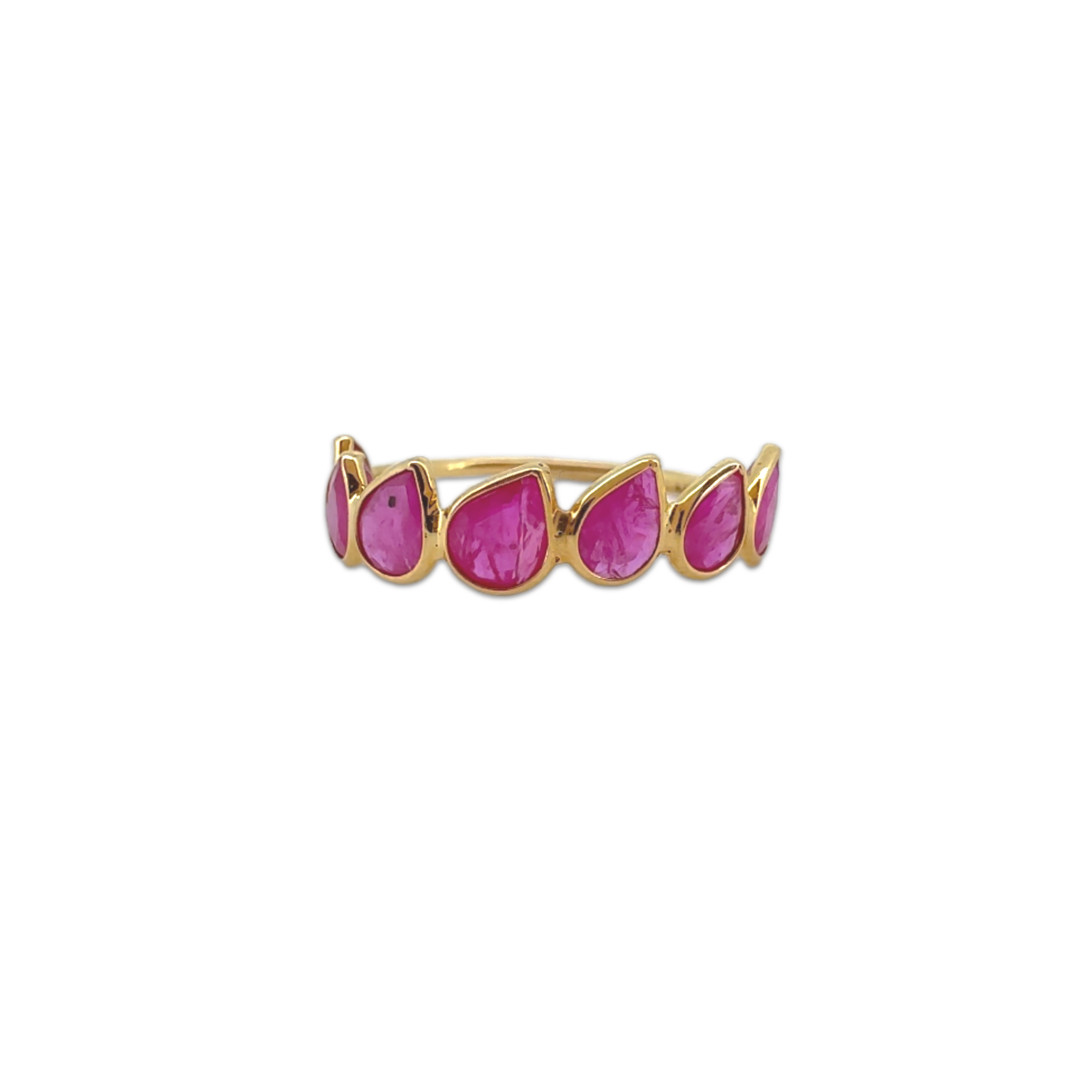 Ruby Pear Half Band | Size 13