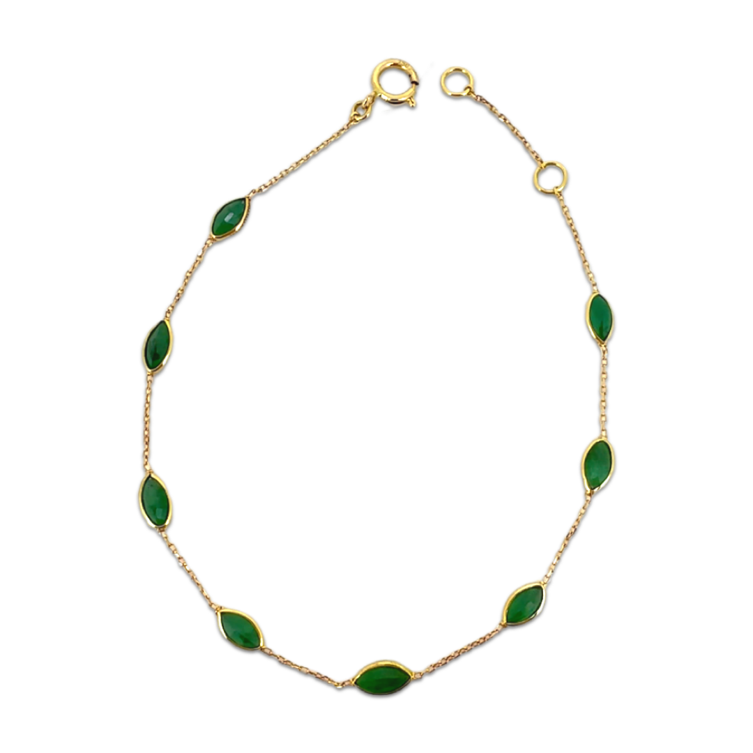 Emerald Marquise Bracelet