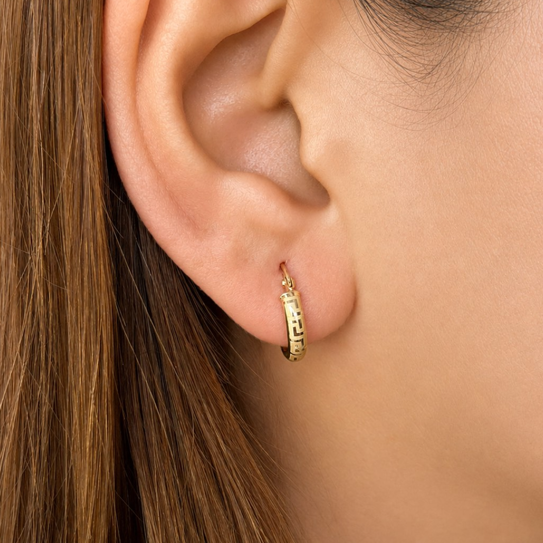 Mini Curvy Meander Hoops