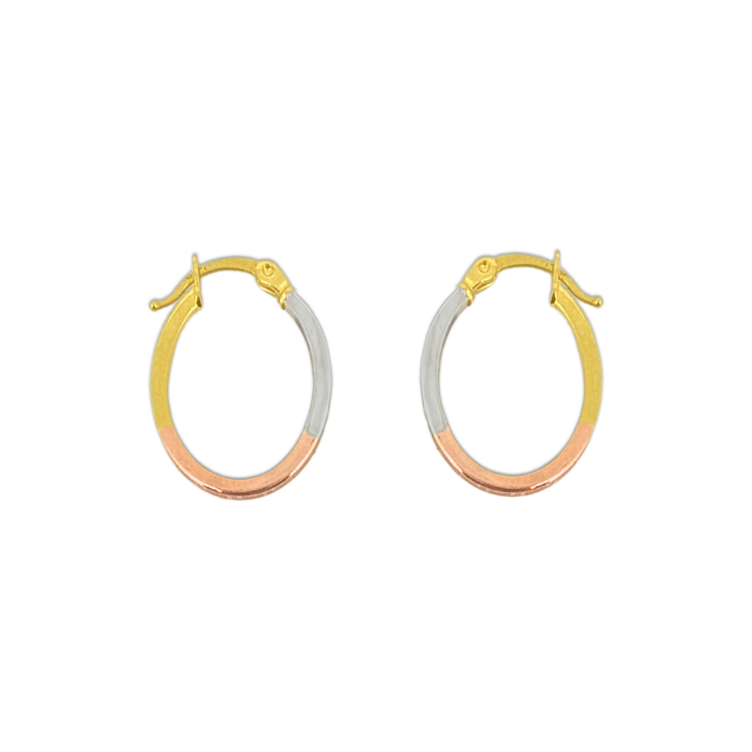 Multi Meander Oval Hoops