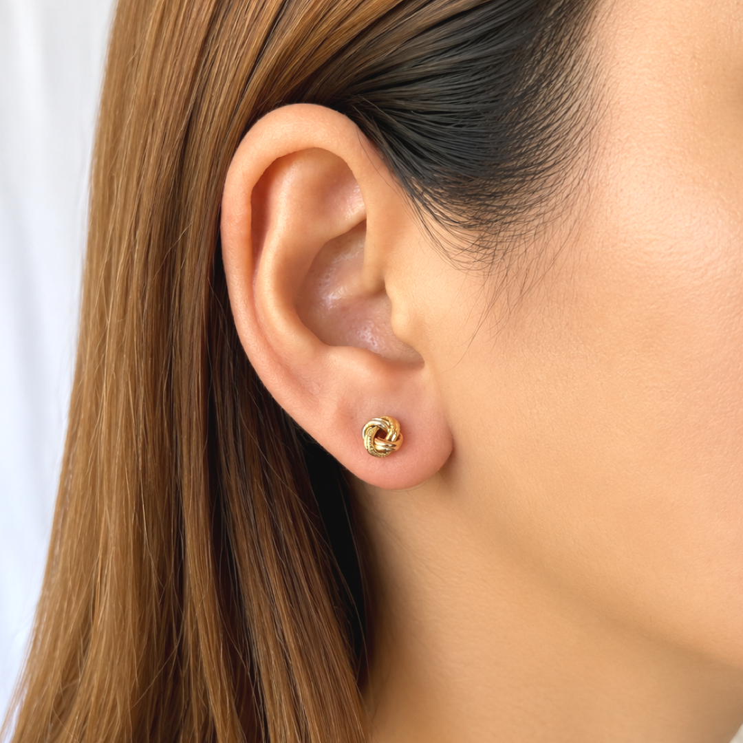 Mini Tri Knot Studs