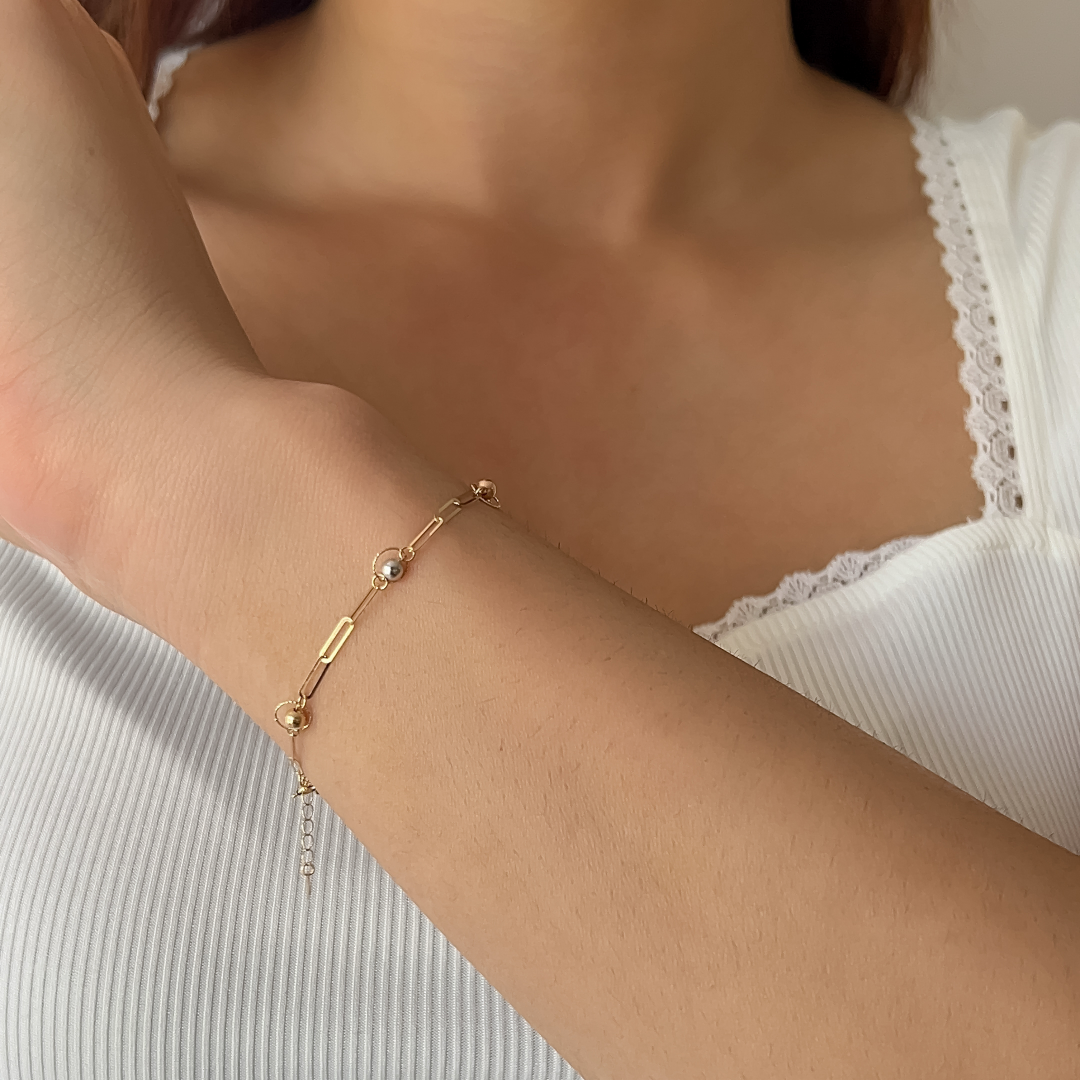 Clipper Sphere Bracelet