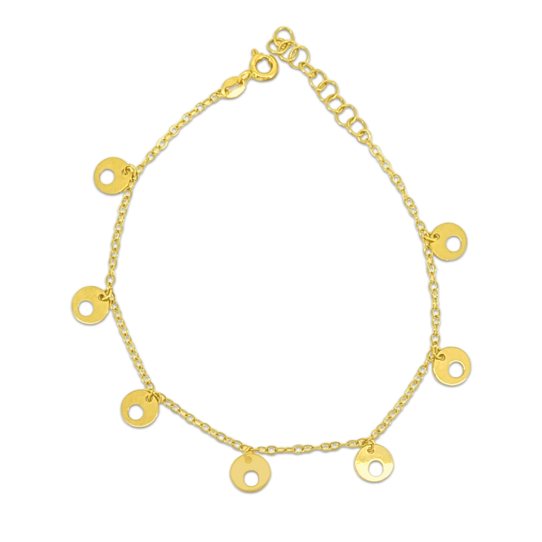 Punched Charm Bracelet