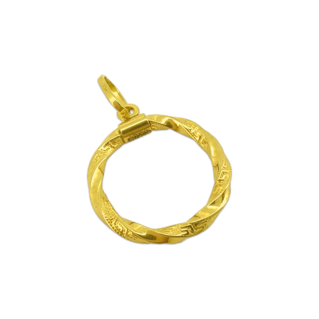Meander Twister Pendant Set