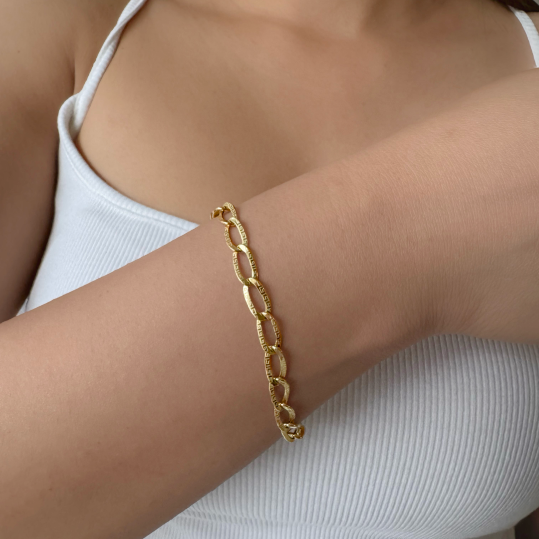 Meander Link Bracelet