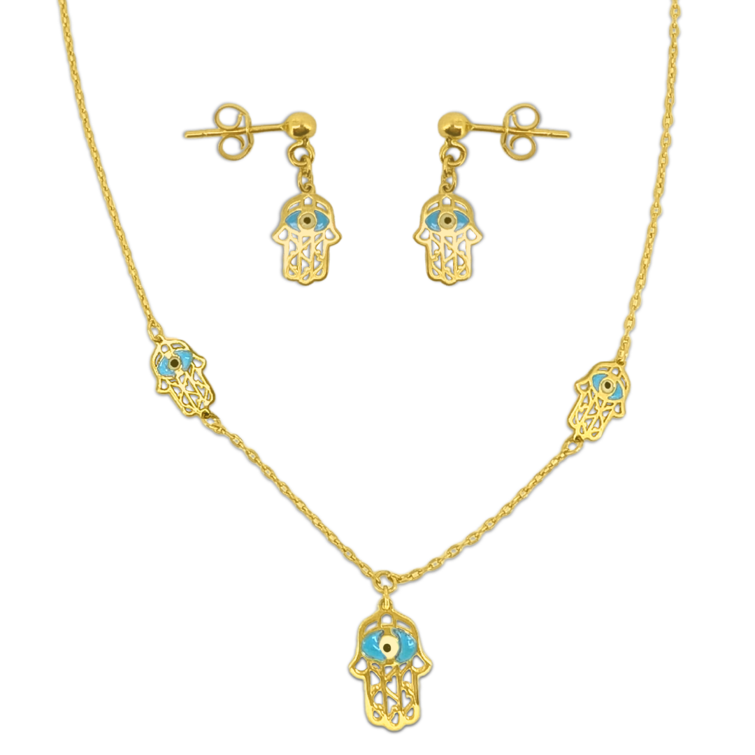 Hamsa Evil Eye Set