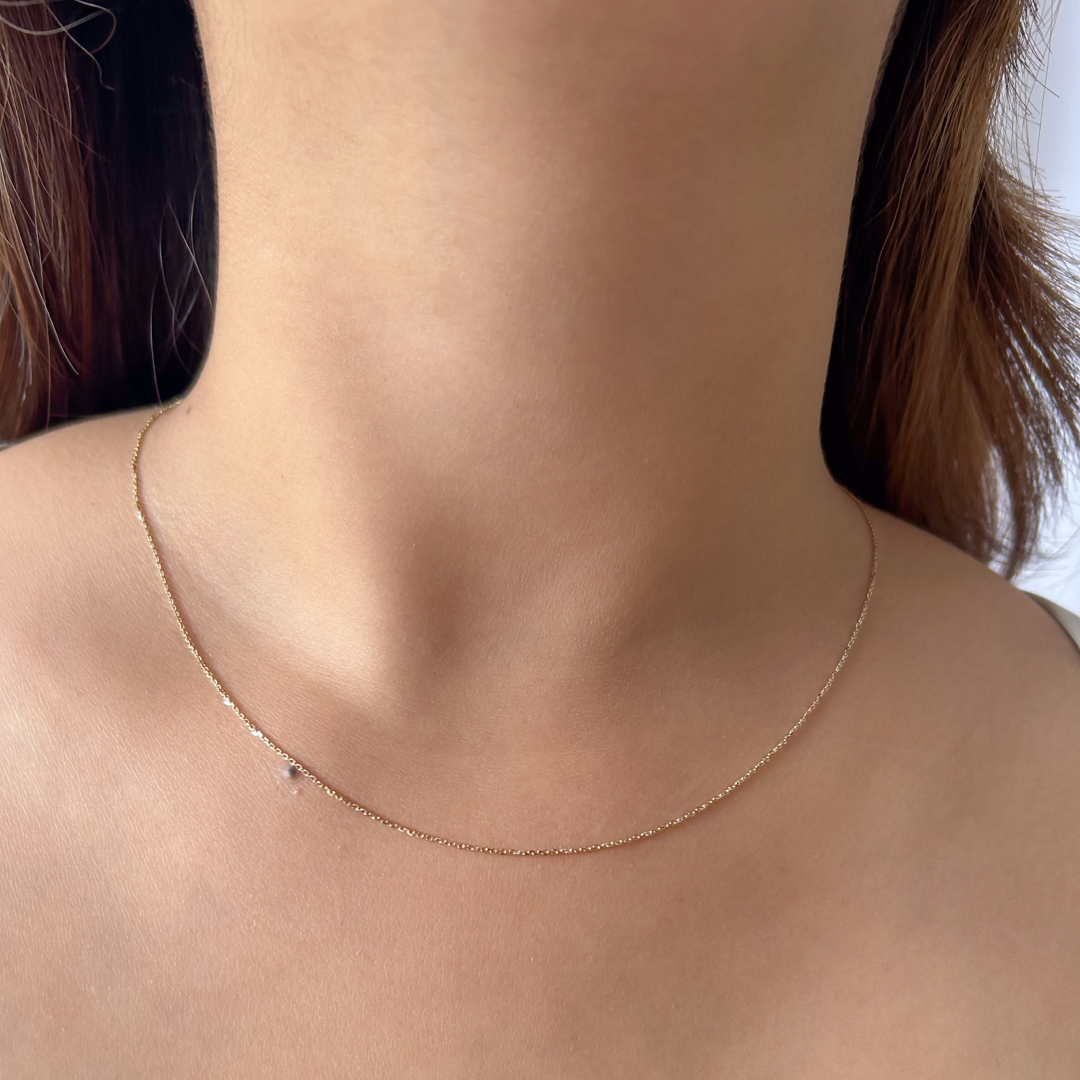 Sparkle Cable Chain - 14k
