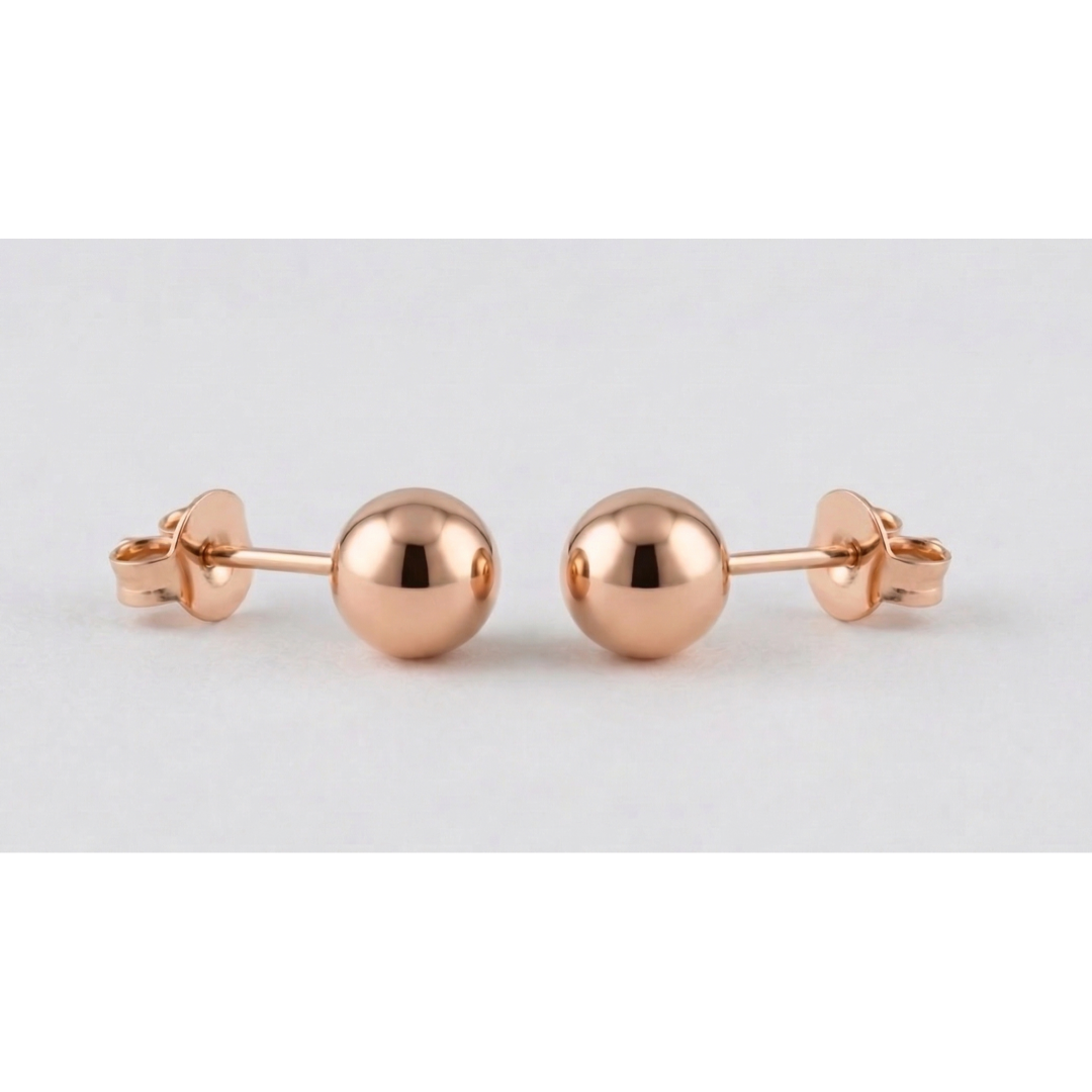 Rose Sphere Studs
