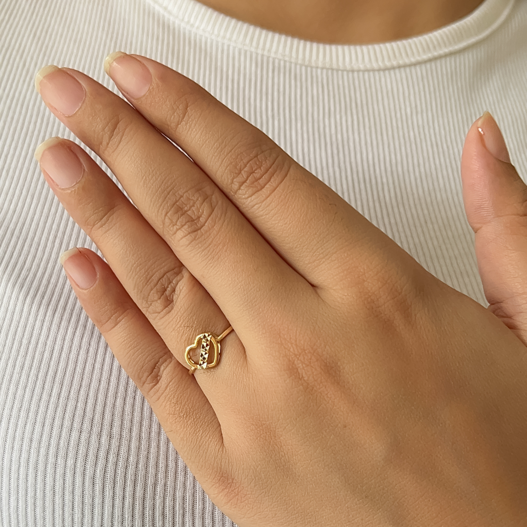 Spark Heart Ring