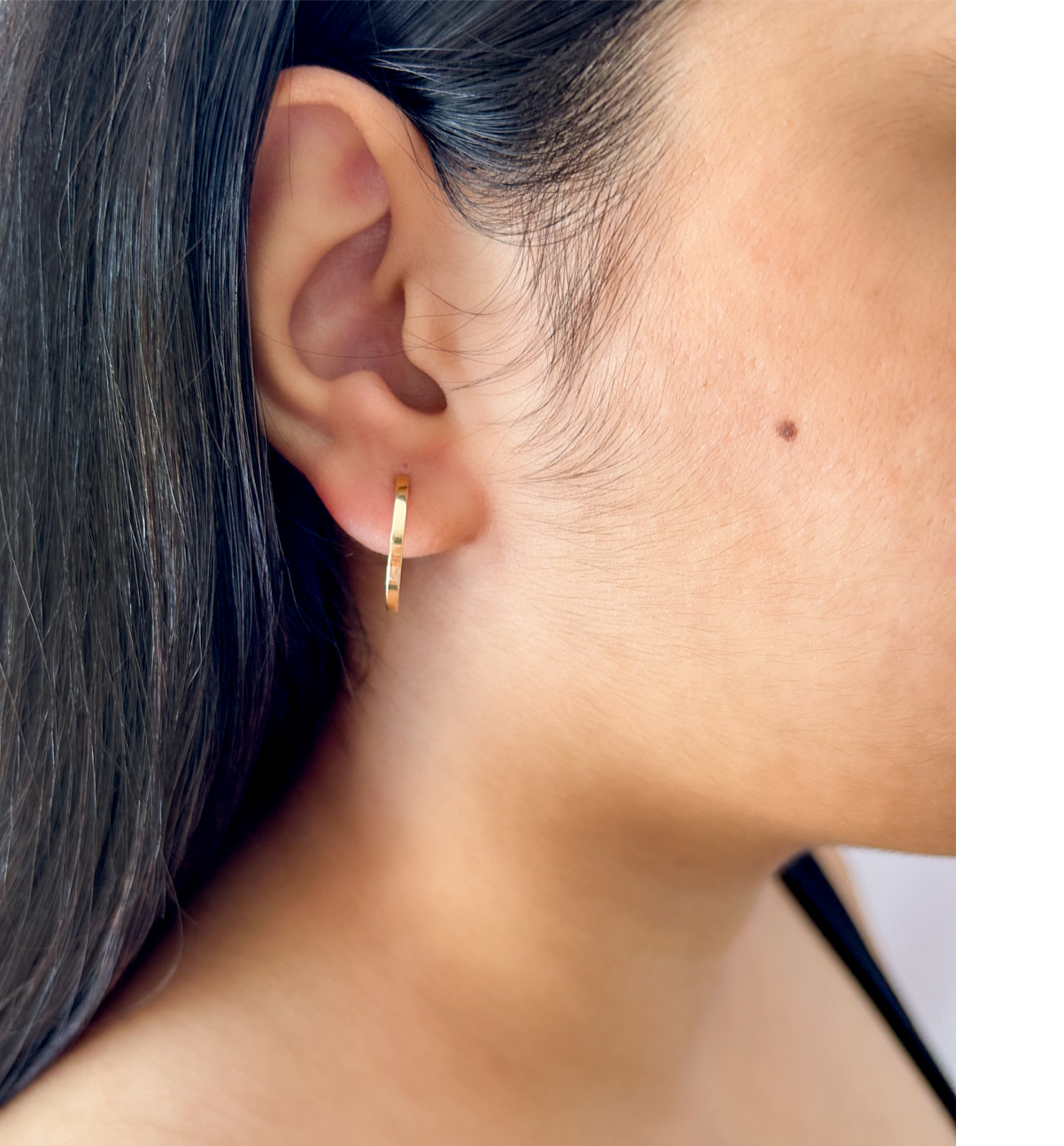 Sleek Round Hoops