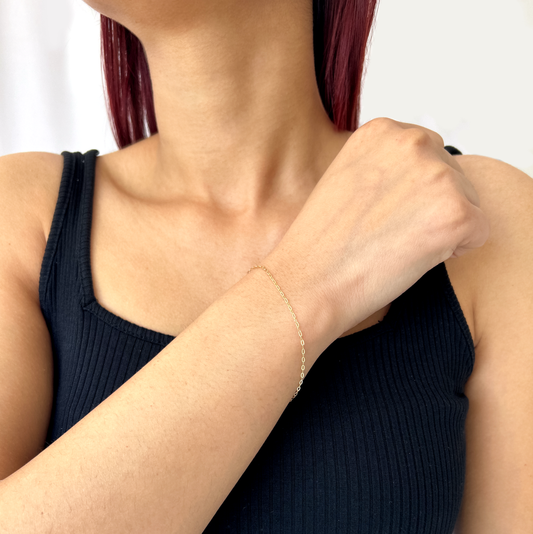 Thin Link Bracelet