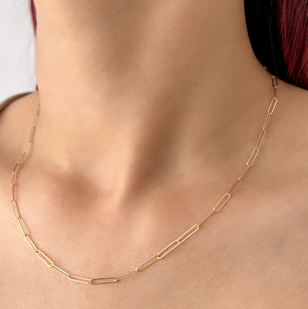 Thin Paperclip Chain