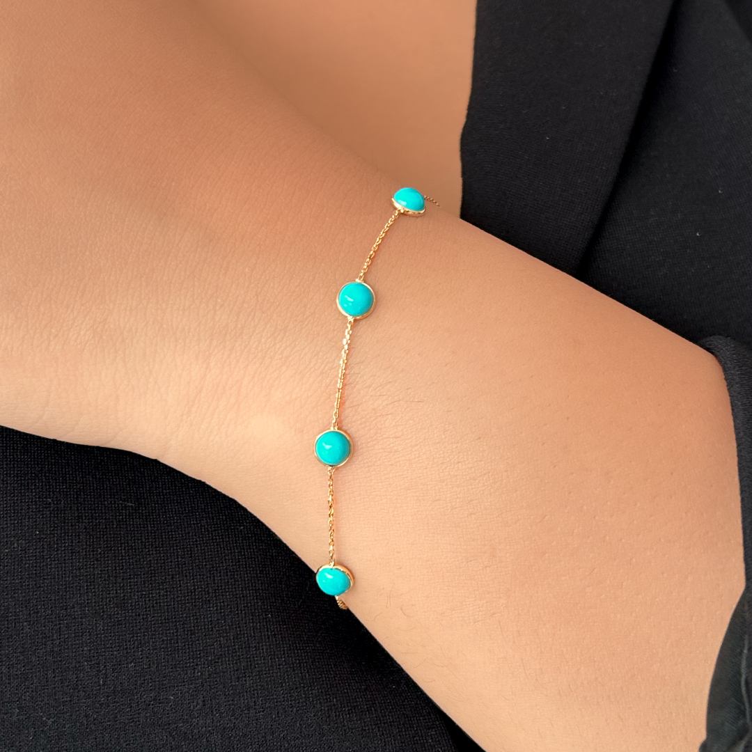 Turquoise Round Bracelet