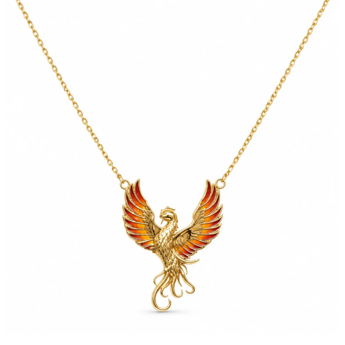 Phoenix Gold Necklace