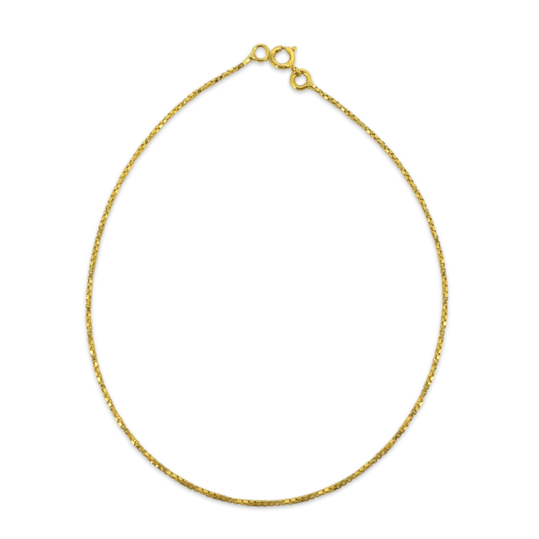 Shimmer Box Chain Bracelet