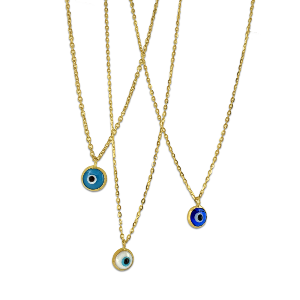 Evil Eye Cable Necklace
