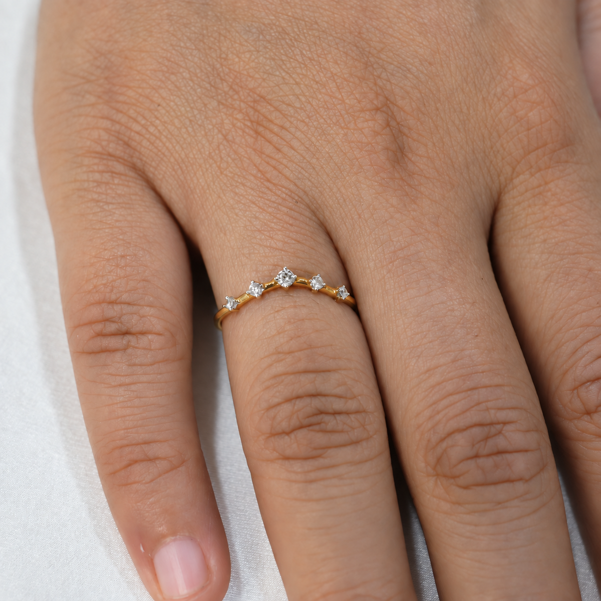 Studded Chevron Band
