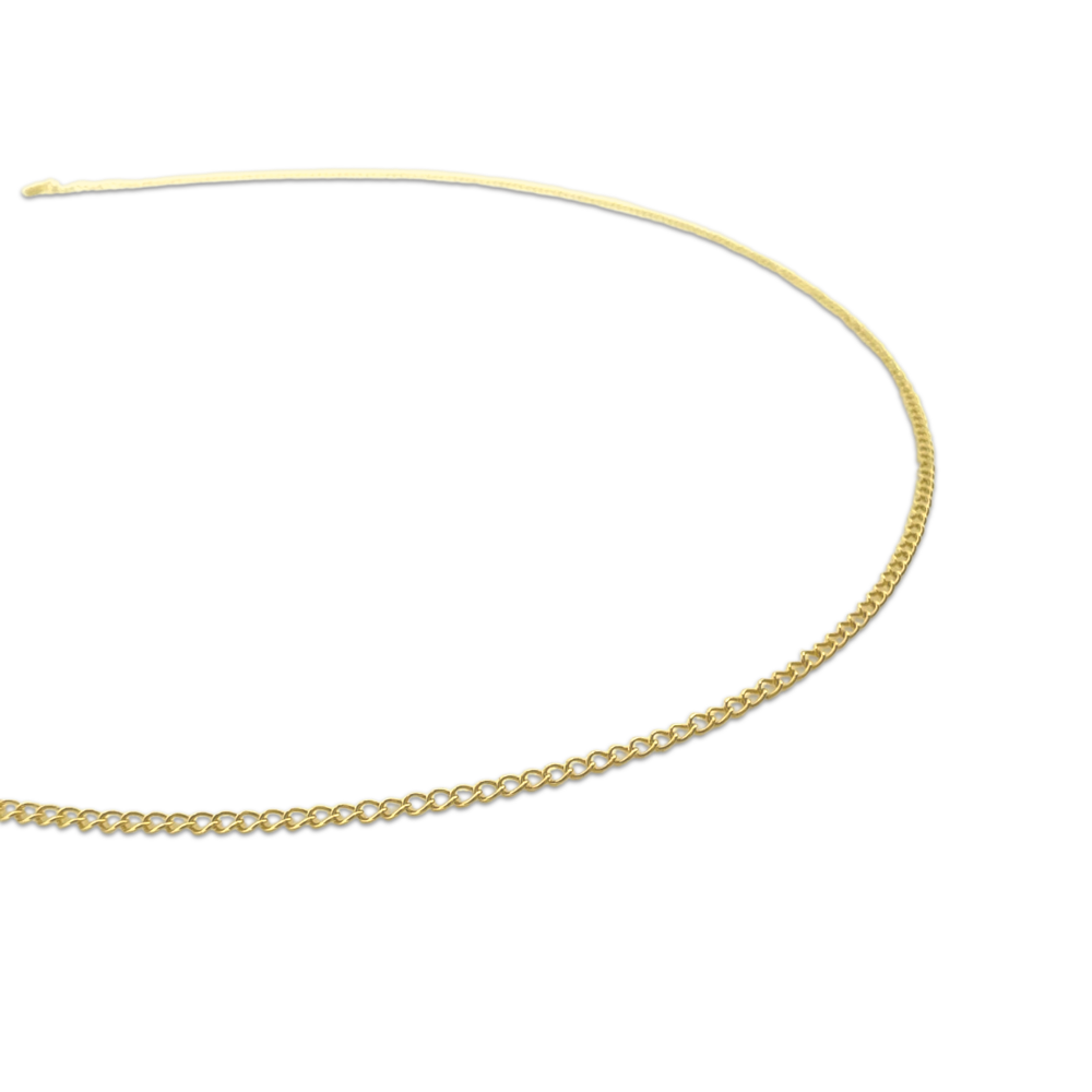 Thin Curb Chain | Yellow
