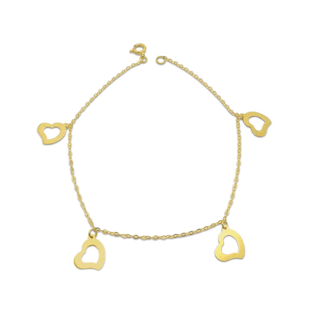 Dangling Heart Bracelet